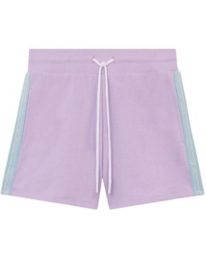 Gcds Korte Broeken ,Paars ,Katoen Casual Shorts