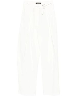 Pinko Broeken ,Wit ,Wijde Broek