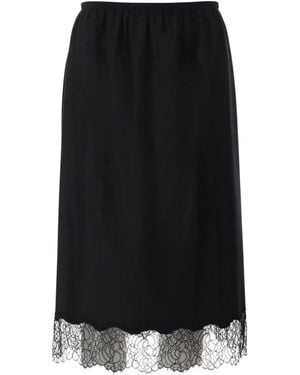 Carven Midi Skirts - Negro