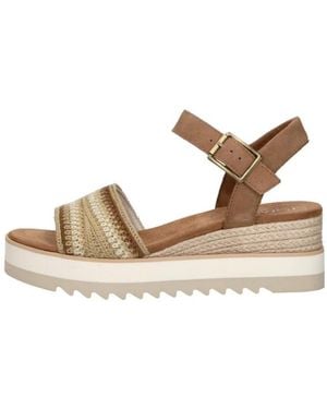 TOMS Diana Wedge Sandal - Naturel