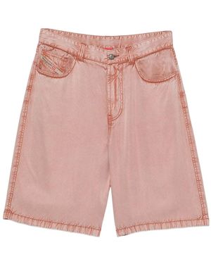 DIESEL Denim Shorts - Rojo