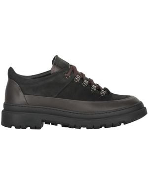 Moorer Lederschnürschuhe - Schwarz