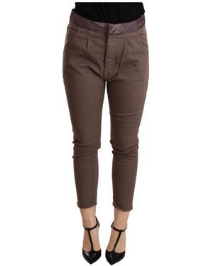 CYCLE Cropped Jeans - Brown