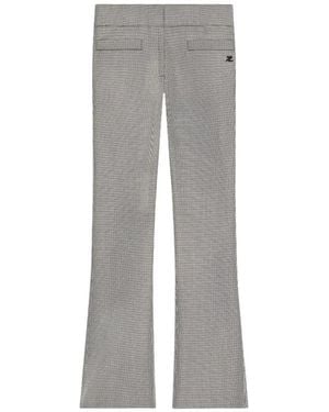 Courreges Broeken ,Grijs ,Wide Broeken