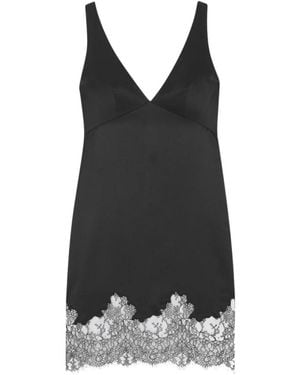 Saint Laurent Short Jurken - Zwart