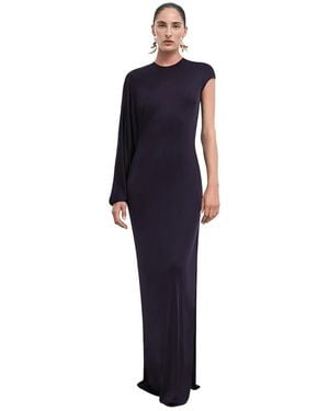Galvan London Column Dress - Blauw