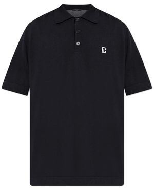 Balmain Polo Shirts - Negro