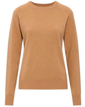 Fracomina Round-Neck Knitwear - Brown