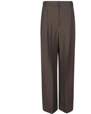 Brunello Cucinelli Wide Trousers - Marrone