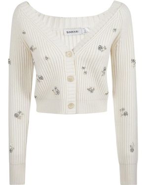 Jonathan Simkhai Cardigans - Blanc