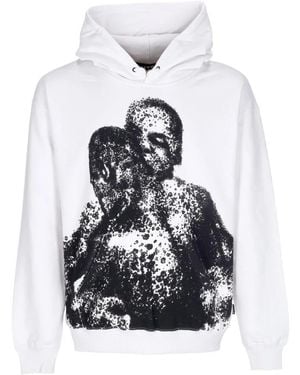 Iuter Hoodies & Sweatvesten ,Wit ,Katoen Tab Hoodie