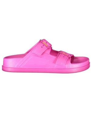 Blauer Sliders - Pink