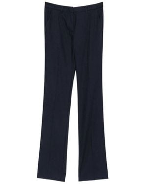 Marella Straight Trousers - Blu