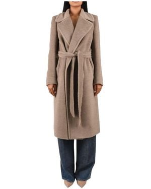 Tagliatore Belted Coats - Neutro