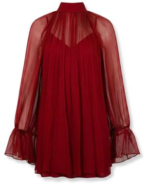 STAUD Roux Dress - Rood