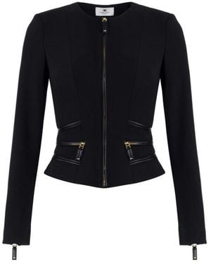 Elisabetta Franchi Light Jackets - Blue