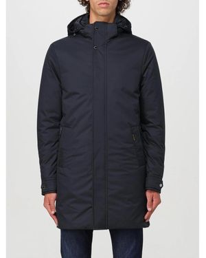 Moorer Single-Breasted Coats - Blu