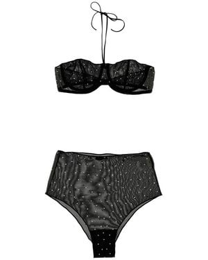 Oséree Lingerie Sets - Black