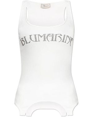 Blumarine Sleeveless Tops - Blanco