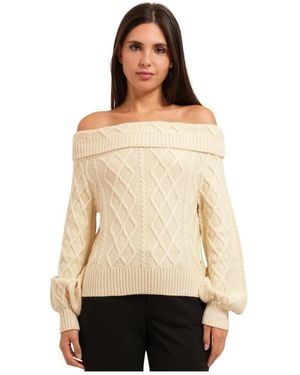 ARMANI EXCHANGE Round-Neck Knitwear - Neutro