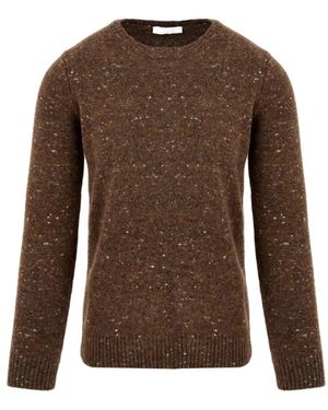 FILIPPO DE LAURENTIIS Brauner pullover modell b25114