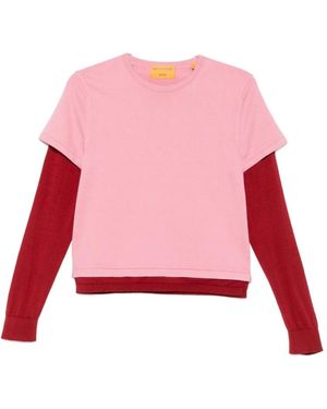Guest In Residence Long Sleeve Tops - Red