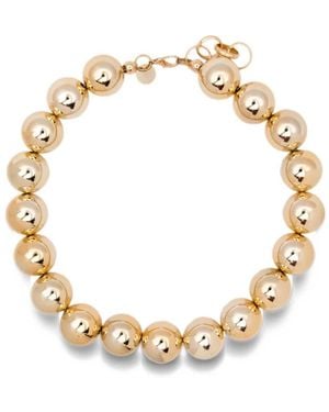 ALESSANDRO ENRIQUEZ Accessoires ,Geel ,Choker Met Kralenketting - Metallic
