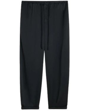 By Malene Birger Straight Trousers - Noir