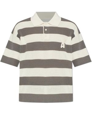 Ami Paris Polo Shirts - Grey