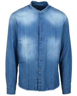 Daniele Alessandrini Denim Shirts - Blauw