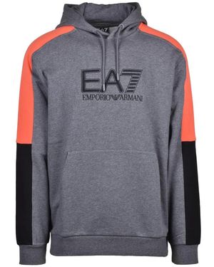 EA7 Hooded Sweatshirt - Grijs