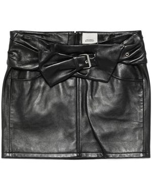 Isabel Marant Leather Skirts - Black
