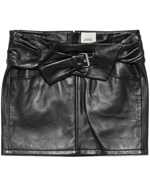 Isabel Marant Leather Skirts - Black