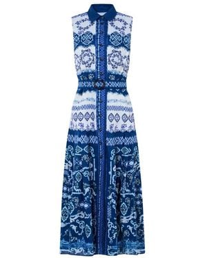 Saloni Nya Dress - Blauw