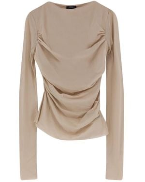 Soeur Long Sleeve Tops - Natural