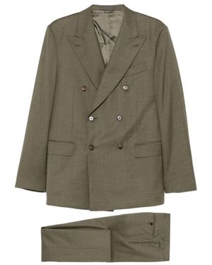 Caruso Double Breasted Suits - Verde
