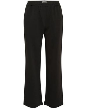 Soaked In Luxury Wide Trousers - Noir