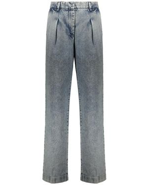 Moorer Wide Trousers - Grey