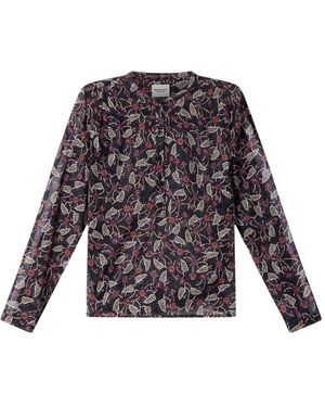 Isabel Marant Overhemden ,Veelkleurig ,Blouse - Paars