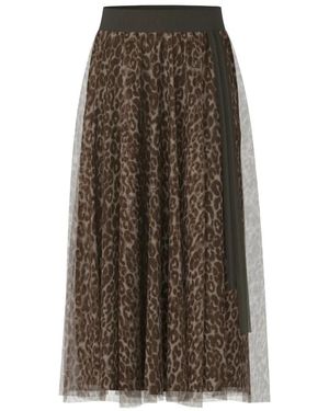 Joop! Rokken ,Bruin ,Polyester Fridi 2 Midi Rok