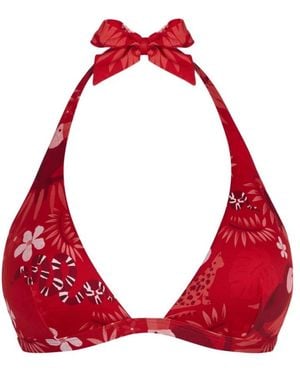 Vilebrequin Badmode ,Rood ,Halter Bikini Top Papel De Embrulho