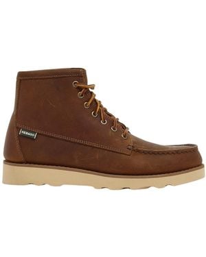Sebago Lace-Up Boots - Brown