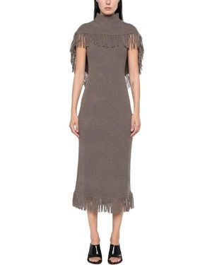 Jonathan Simkhai Knitted Dresses - Marrón