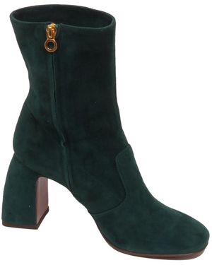 L'Autre Chose Heeled Boots - Green