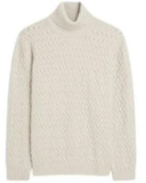 Cinque Vielseitiger Einfarbiger Rollkragenpullover - Weiß