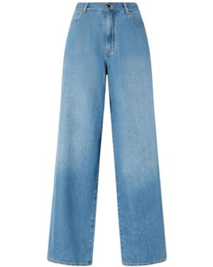 Pinko Lauryn Wijde Jeans - Blauw