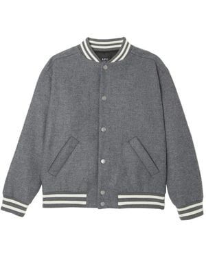 A.P.C. Bomber Jackets - Grijs