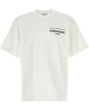 Ferragamo T-Shirts - Bianco