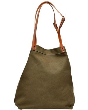 Aspesi Canvas Shopper - Grün