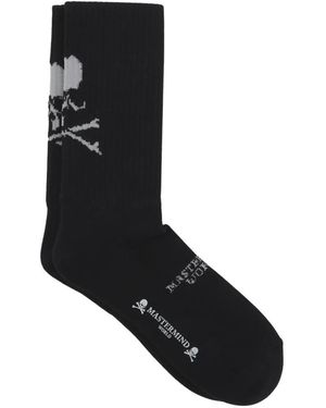 MASTERMIND WORLD Cuffed Socks - Zwart